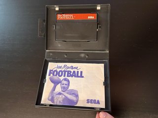 Joe Montana Football - Master System - Completo