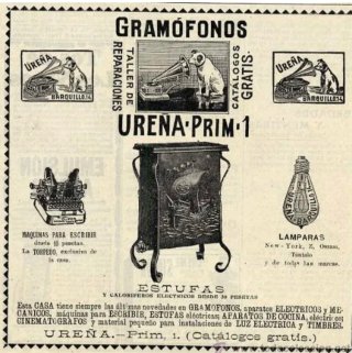 Gramófono antiguo decorado