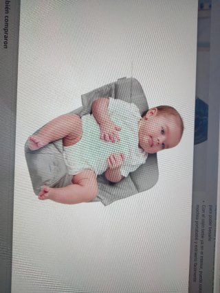 Cojín ergonómico para portabebés. Marca e