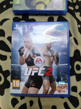 Juegos PS4 FIFA 17 y UFC 2
