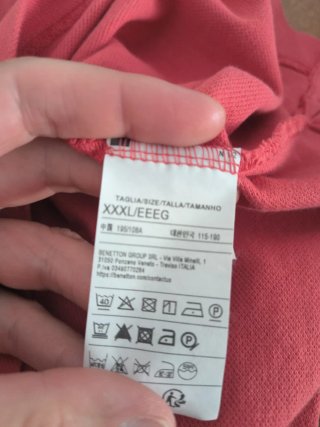 Polo United Colors of Benetton Rojo Hombre