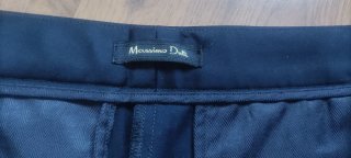 Massimo Dutti Chinos Azul Marino Talla 38