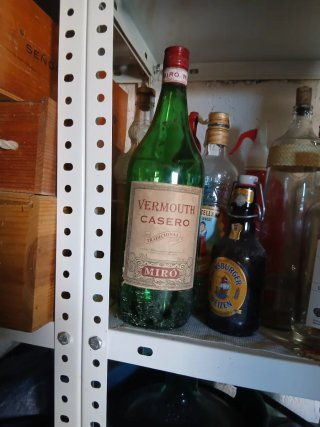 Botella Vermut Miro Casero Vacía