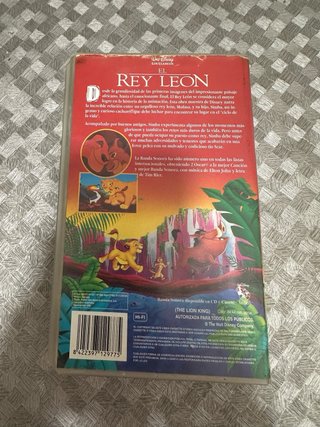 El Rey León VHS Disney Clásicos