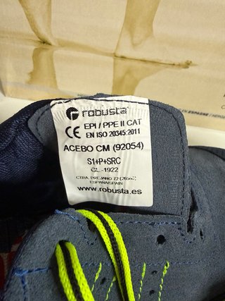 Zapatos de seguridad Robusta talla 40