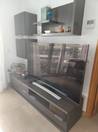 modular salón madera oscura PRECIO NEGOCIABLE