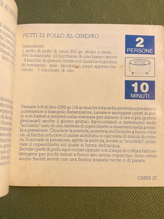 2 manualetti di cucina LAGOSTINA - Inizio anni 70