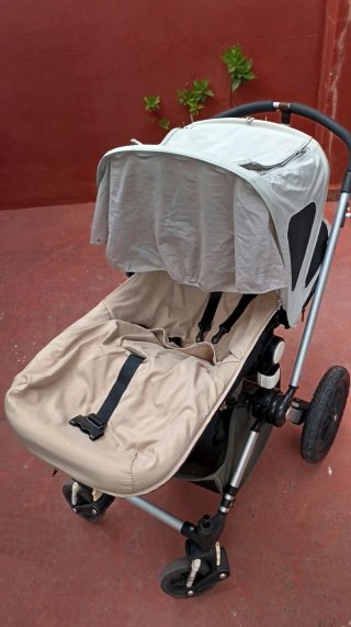 Cochecito Bugaboo camaleón con saco de invierno