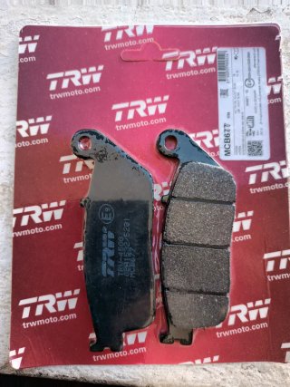 Pastillas de freno TRW MCB677 Delanteras