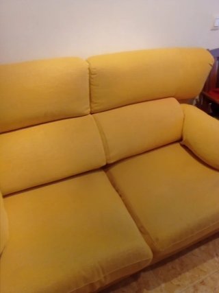Sofá de estructura madera maciza solo 80 euros