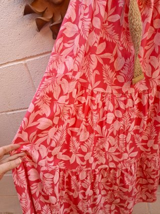 Falda larga verano floral talla M