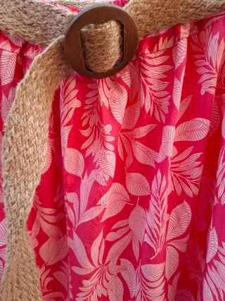 Falda larga verano floral talla M