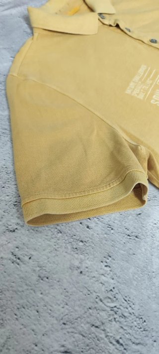 Polo Vintage Camel Active Talla L Logo Bordado