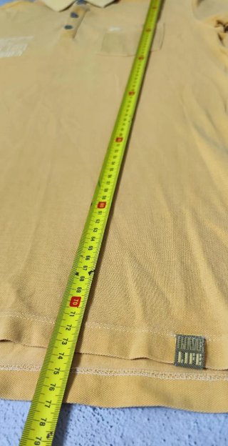 Polo Vintage Camel Active Talla L Logo Bordado