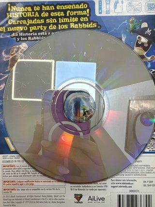 Videojuego Wii Raving Rabbids Regreso Al Pasado