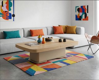 Mesa elevable y extensible de centro a comedor elé