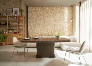 Mesa elevable y extensible de centro a comedor elé