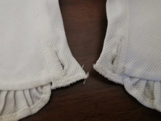 Lotto 5 colletti vintage pizzo e ricamati a mano
