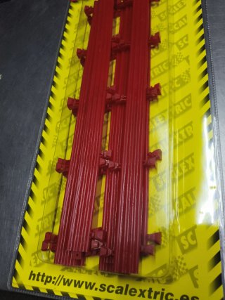 Scalextric Vallas Pista Negra antigua