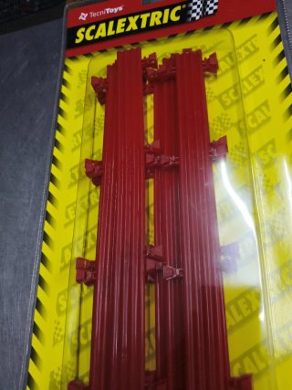 Scalextric Vallas Pista Negra antigua
