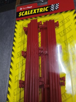Scalextric Vallas Pista Negra antigua