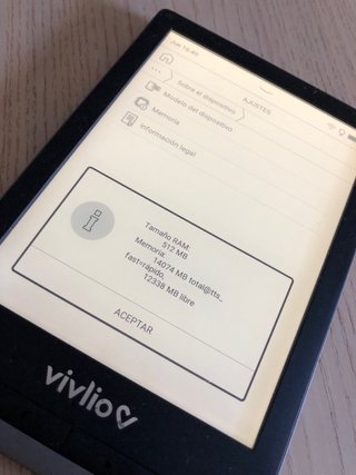 Ebook Vivlio Touch HD Plus Negro/Gris