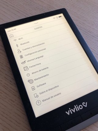 Ebook Vivlio Touch HD Plus Negro/Gris
