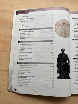 Libro de filosofía de primero de bachillerato