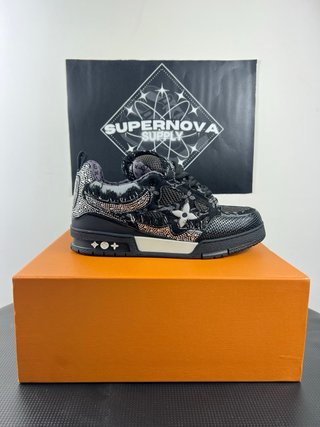 Louis Vuitton Skate Trainer Swarovski Nero