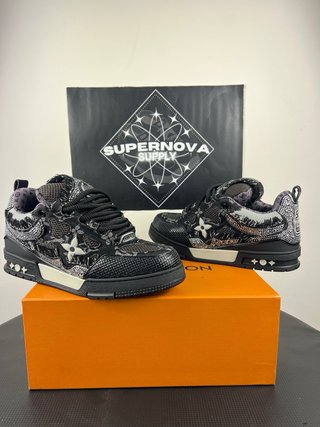 Louis Vuitton Skate Trainer Swarovski Nero