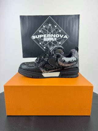 Louis Vuitton Skate Trainer Swarovski Nero