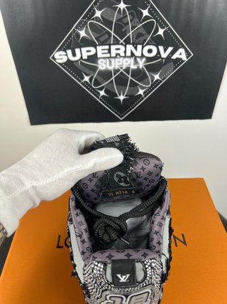 Louis Vuitton Skate Trainer Swarovski Nero