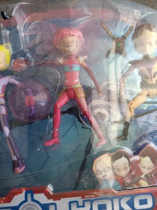Set 3 figuras Código Lyoko Articulados