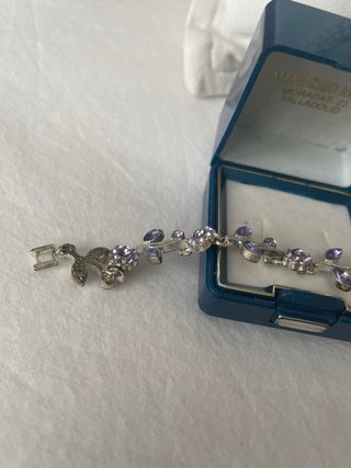 Pulsera ALEJANDRO Joyero Plata y Morado