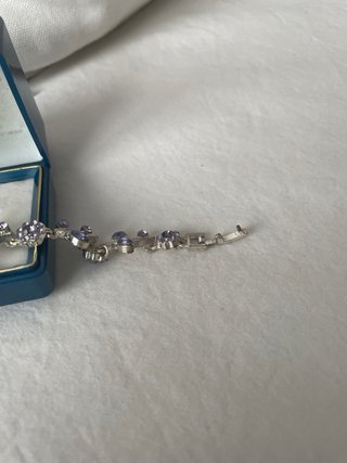 Pulsera ALEJANDRO Joyero Plata y Morado