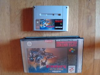 Super Probotector juego SNES PAL Konami