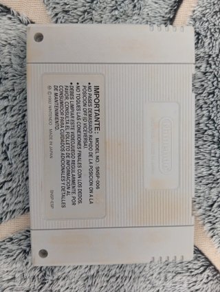 Super Probotector juego SNES PAL Konami