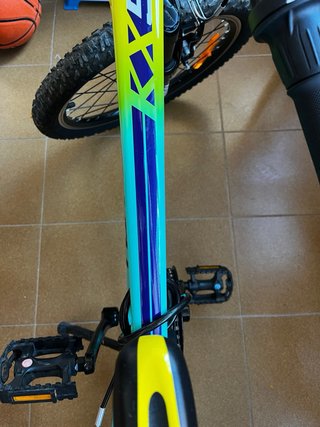 Bicicleta Monty KXS 20 Amarillo/Turquesa