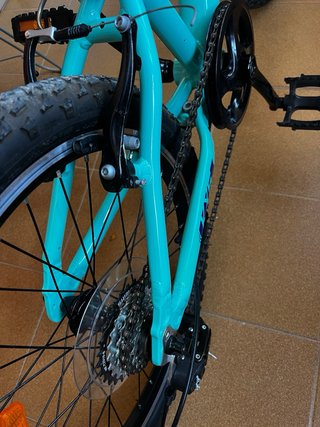 Bicicleta Monty KXS 20 Amarillo/Turquesa