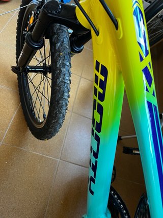 Bicicleta Monty KXS 20 Amarillo/Turquesa