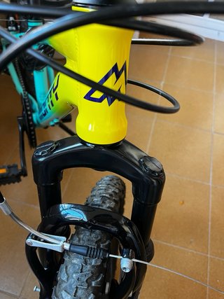 Bicicleta Monty KXS 20 Amarillo/Turquesa
