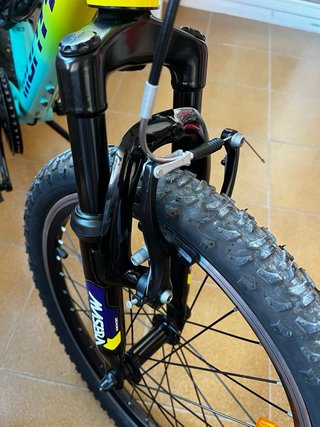 Bicicleta Monty KXS 20 Amarillo/Turquesa