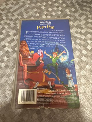 Peter Pan VHS Disney Clásicos Español