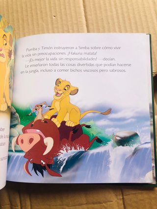 El rey león, libro+CD