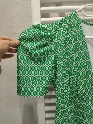 Vestido verde estampado sin estrenar