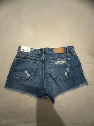 Shorts vaqueros Zara bordados mujer Talla M