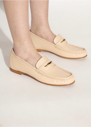 Mocassini donna Chloe beige