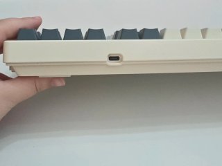 Tastiera Freewolf K6 beige e blu