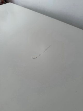 Escritorio blanco de madera serie MALM