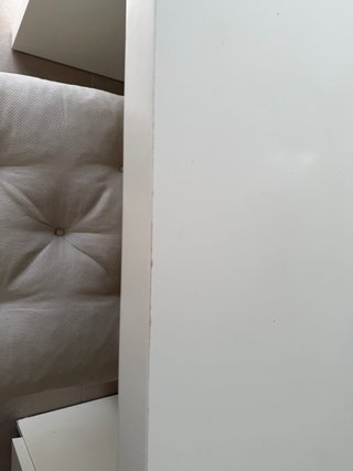Escritorio blanco de madera serie MALM